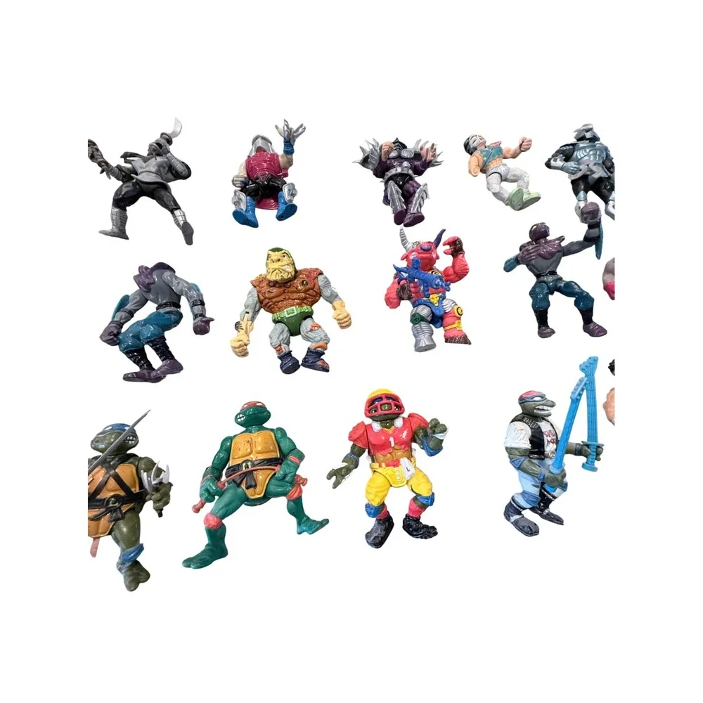 Vintage TMNT Action Figure Lot Playmates 80s 90s Turtles Shredder April ONeil